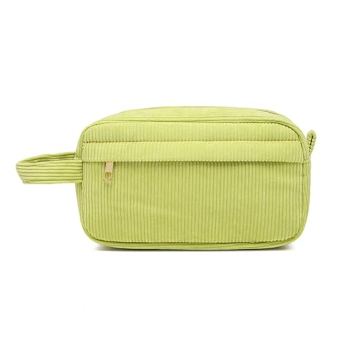 Mode Cord Cord Cosmetic Bag Großer Kapaitäts Make Up Beutel Mit Toiletten Organisator Für Reisen Und Tägliche Verwendung Eleganter Geldbeutel von TENYELE