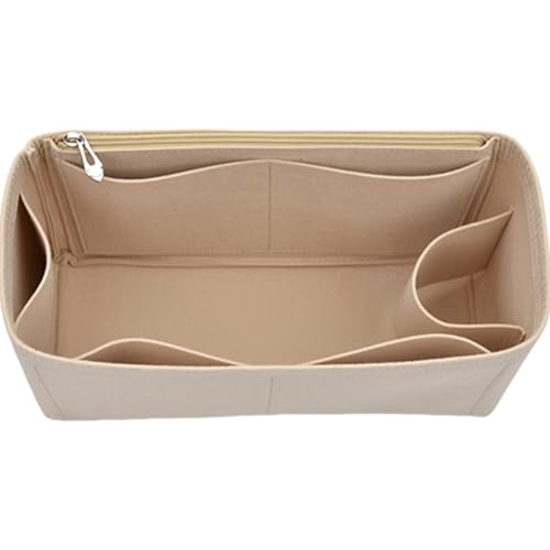 Multifunktionale Beutel In Bag Filf Organisatoren Mit Metall Reißverschluss Easy Lagertasche Einsatz Organizer Handtasche Innere Tasche Handtasche Organisatoren von TENYELE
