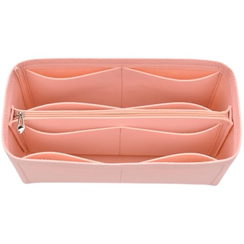 Multifunktionale Beutel In Bag Filf Organisatoren Mit Metall Reißverschluss Easy Lagertasche Einsatz Organizer Handtasche Innere Tasche Handtasche Organisatoren von TENYELE