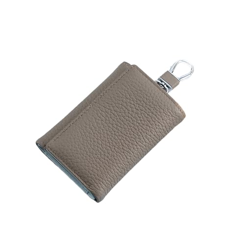 Multifunktionaler Schlüsselhalter, Geldbörse, PU-Leder, Münzbörse für Damen und Herren, Kartenetui mit Schlüsselclip für den täglichen Gebrauch, khaki, 11x3x7.6cm Multifunktionaler Schlüsselhalter, Geldbörse, PU-Leder, Münzbörse für Damen und Herren, Kartenetui mit Schlüsselclip für den täglichen Gebrauch, khaki, 11x3x7.6cm von TENYELE