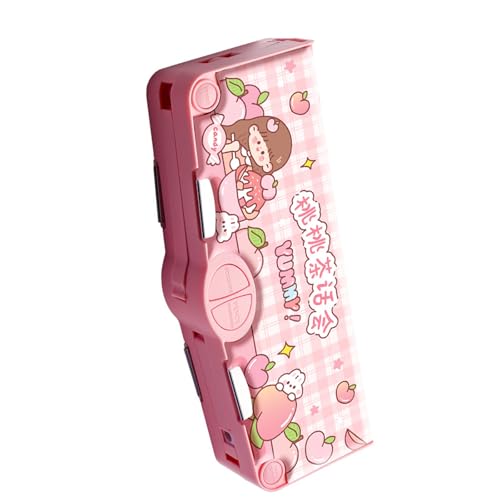 Multipurpose Bleistiftkoffer Mit Spitzerschere Zeitplan Für Finger Wrap Tape Lineal Eraser Für Kinder Boy Student Student Stifte Fall von TENYELE