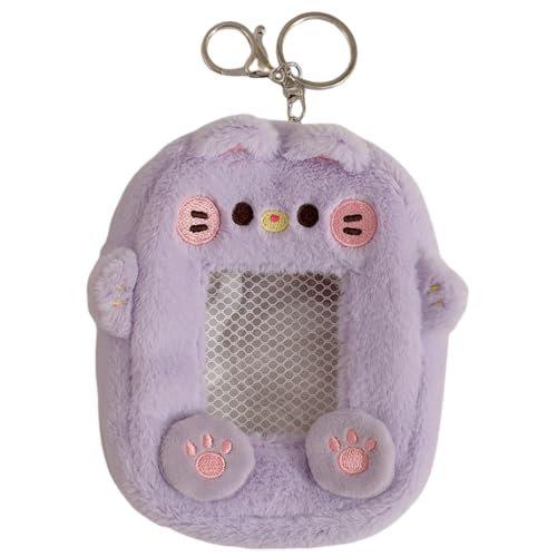 Niedliche Plüsch Fotokartenhalter Cartoon Tierförmige Transparente Kartenhülle Student Campus Campus Access Bag Protector von TENYELE