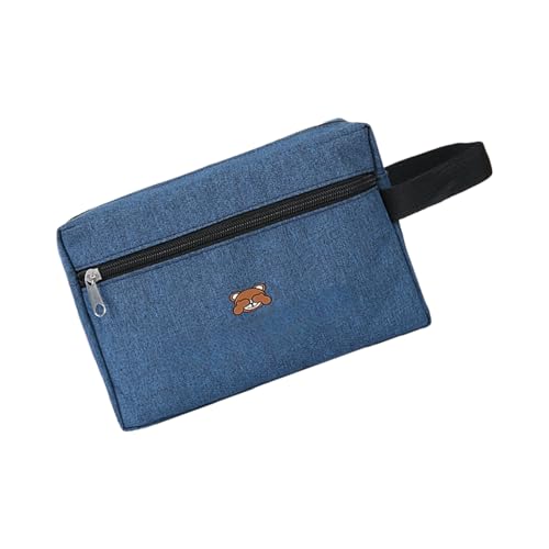 Praktische Make-up-Tasche aus Oxford-Stoff mit Griffen, mehrere Fächer, Kosmetik, organisiert für Reisende, modischer Make-up-Organizer, Tibet, Mass Beauty von TENYELE