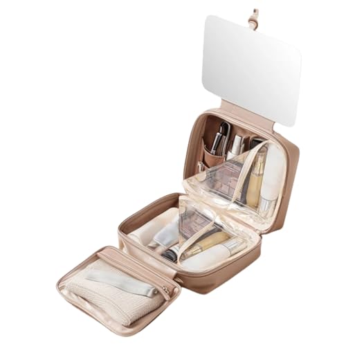 Reisen Toilettenbeutel Mit Hängenden Haken Make Up Beutel Mit Großer Vergleiche Wasserdichtes Reisenzubehör Für Frauen Geschenk Wasserdichtes Make Up von TENYELE