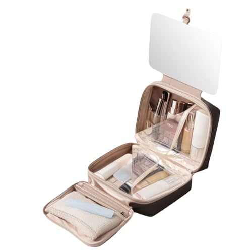 Reisen Toilettenbeutel Mit Hängenden Haken Make Up Beutel Mit Großer Vergleiche Wasserdichtes Reisenzubehör Für Frauen Geschenk Wasserdichtes Make Up von TENYELE