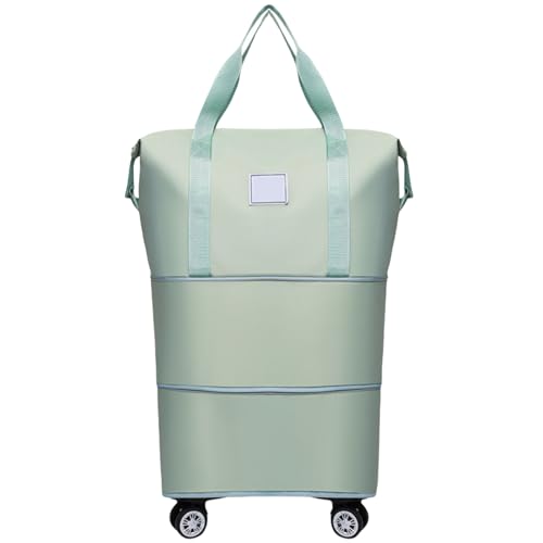 Rollende Reisetasche Mit Abnehmbaren Rädern Erweiterbarer Trockener Nassseparations Reisebotten Sportgepäckbeutel Für Frauen Und Männer Mit Rädern Gepäck von TENYELE