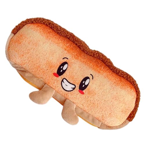 Schreibwaren-Tasche, hübsches Federmäppchen, Hot Dogs, Brot, Stift, große Kapazität, Stift-Organizer, Kosmetik, schöne große Kapazität, B von TENYELE