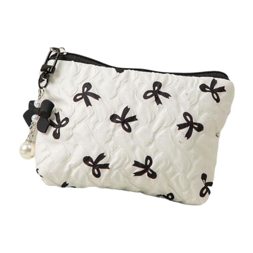 Stilvoller Polyester Bogenknoten Make Up Tasche Für Frauen Tragbare Reisekosmetiklager Organisierte Toilettenbeutel Für Den Täglichen Gebrauch Polyester Handtasche von TENYELE