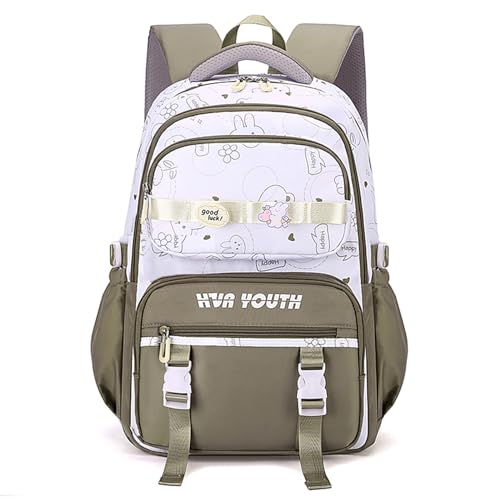 TENYELE 2023 Rucksack Modebags Für Girl Splash Proof School Book Bag Backpack Doppelgurt Umhängetaschen Reiseschule von TENYELE