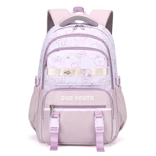 TENYELE 2023 Rucksack Modebags Für Girl Splash Proof School Book Bag Backpack Doppelgurt Umhängetaschen Reiseschule von TENYELE