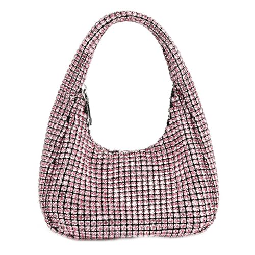 TENYELE Damen Strass Handtasche Glitzer Abend Clutch Geldbörse Unterarmtasche Weibliche Bankette Mode Geldbörsen für Party Frauen Abend Funkeln Handtasche Strass für Party Abschlussball, B, One Size TENYELE Damen Strass Handtasche Glitzer Abend Clutch Geldbörse Unterarmtasche Weibliche Bankette Mode Geldbörsen für Party Frauen Abend Funkeln Handtasche Strass für Party Abschlussball, B, One Size von TENYELE