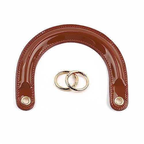 TENYELE Ersatzhandtasche Handles Einkaufstasche Lady Geldbörse Ushape Mit Schnalle Für Strandsack Gewebt Handtasche Ushape Mit Schnalle Ersatz Für Strandsack Gewebt von TENYELE