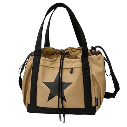 TENYELE Großkapazität Crossbody Bag Für Frauen Mann Star Print Messenger Nylon Handtasche Schulter Schülerschule Schüler School Große Kapazität Schulter von TENYELE