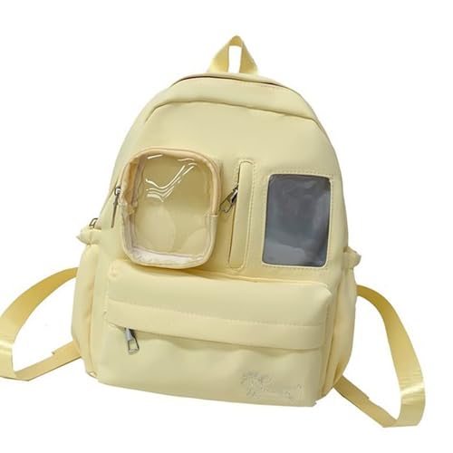 TENYELE Itabag Rucksack Geldbörsen Clear Umhängetaschen Transparente Pin Display Daypack Reisetaschen Handtaschen Für Schule Anime Cosplay Itabag Rucksäcke Handtasche Handtasche von TENYELE