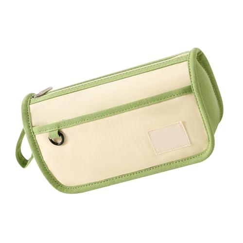 TENYELE Koreanische Stile Stiftbeutel Canvas Stiftkoffer Großer Kapazität Bleistiftbeutel Ästhetische Bleistift Case School Office Supplies Beutel Koreanische Stile Leinwand Große Kapazitäten von TENYELE