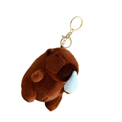TENYELE Kreativer Tierplüschbeutel Charme Squeeze Toy Designs Weicher Praktischer Schlüsselbund Anhänger Für Rucksäcke Und Schlüsselanhänger Tierliebhaber Geschenk Keychain von TENYELE