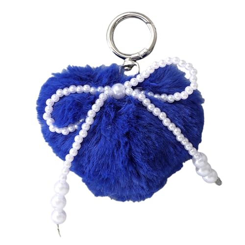 TENYELE POMS POMS Keychains Kunstpelze Pompoms Schlüsselring Für Mädchen Frauen Handtasche Tosed Bag Anhänger Geldbeutel Charm Rucksack Accessoires Bag Accessoires von TENYELE