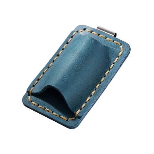 TENYELE Stifthalter Mit Clip 1.7x2.8inch Leder Notebook Single Slot Sleeve Für Journal Planer Notebook Stiftkoffer von TENYELE