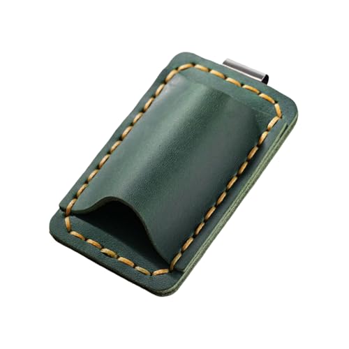 TENYELE Stifthalter Mit Clip 1.7x2.8inch Leder Notebook Single Slot Sleeve Für Journal Planer Notebook Stiftkoffer von TENYELE