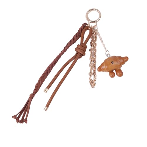 Trendy Bag Charme Schlüsselhalter Einzigartiger Geflochtener Schlüsselbundschlüsselende Handtasche Kreatives Taschen Anhänger Für Frauen Männer Süßes Essen Geformt Keyring von TENYELE