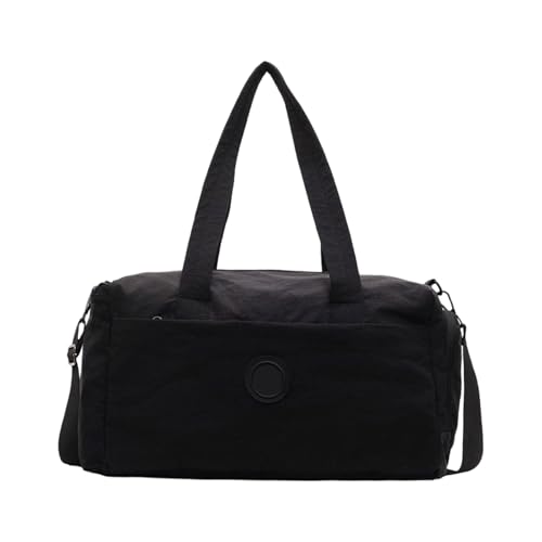 Turnbeutel mit Schuhfach Übernachtungstasche Training Sport Große Kapazität Reise Weekender Fitness Reisegepäck Weekender Fitness Gym Sport für den täglichen Gebrauch, Schwarz , Mass Beauty von TENYELE