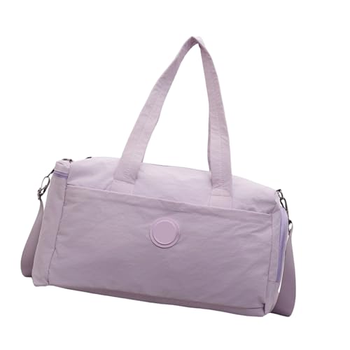 Turnbeutel mit Schuhfach Übernachtungstasche Training Sport Große Kapazität Reise Weekender Fitness Reisegepäck Weekender Fitness Gym Sport für den täglichen Gebrauch, violett, Mass Beauty von TENYELE