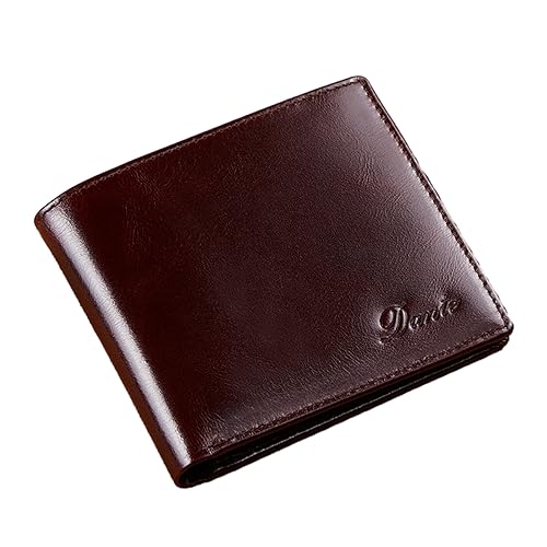 Vintage Wallet Blocking Kartenhalter Für Männer Stilvolle Kurze Geldbörsen Anti Diebstahl Münzgrundstücke Reisen Wallet Anti Diebstahl von TENYELE