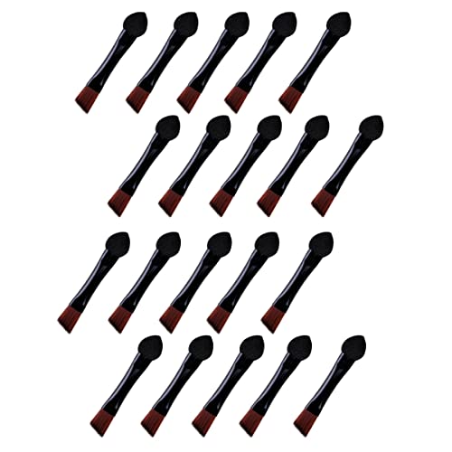 TEONEI Lidschatten-Applikatoren, doppelseitiger Lidschatten-Schwamm-Pinsel, abgewinkelter Augenbrauenpinsel, Make-up-Pinsel, Lippenpinsel, Make-up-Werkzeug, 20 Stück TEONEI Lidschatten-Applikatoren, doppelseitiger Lidschatten-Schwamm-Pinsel, abgewinkelter Augenbrauenpinsel, Make-up-Pinsel, Lippenpinsel, Make-up-Werkzeug, 20 Stück von TEONEI