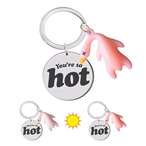 TEOZBLU Farbwechselnder Enten-Schlüsselanhänger, Der Unter UV-Licht Seine Farbe Andert, Schlüsselanhänger Mädchen von TEOZBLU