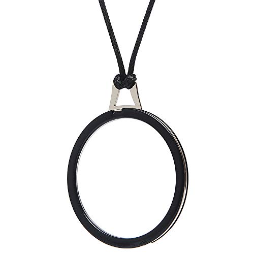 TERAISE Halskette Lesebrille Neuartige Pendelleder Leichte tragbare Anti-Verlust-Lesebrille mit exquisitem Metallgehäuse für Frauen und Männer(2.0X) von TERAISE