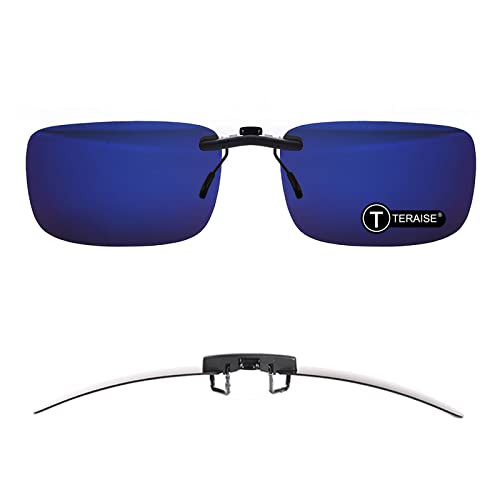 TERAISE Polarisierte Sonnenbrille Clip über Brillen Blendschutz UV400 clip on sonnenbrille für Männer Frauen Fahren von TERAISE