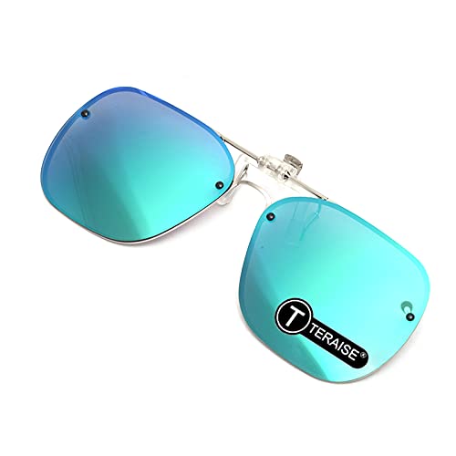 TERAISE Clip On Sonnenbrille Flip up HD Polarisiert Unisex für Outdoor/Fahrten UV400 von TERAISE
