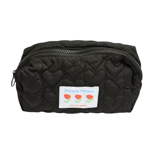 TERBOUSHE Reise-Kosmetiktasche mit großem Fassungsvermögen, kissenförmige Make-up-Tasche, tragbare und stilvolle Kulturtasche für Damen von TERBOUSHE