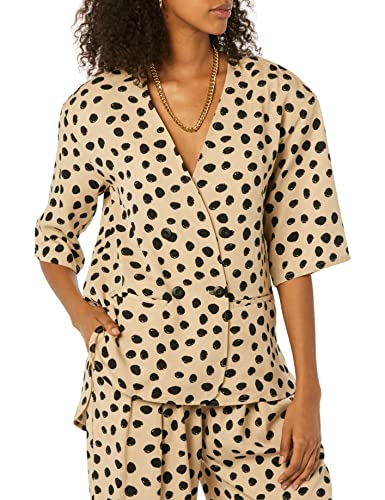 TEREA Bluse für Damen, Brooke Zweireihig, Hummus Gepunktet, Größe XXL Große Größen TEREA Bluse für Damen, Brooke Zweireihig, Hummus Gepunktet, Größe XXL Große Größen von TEREA