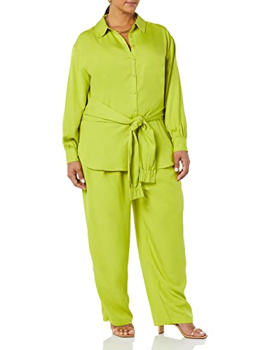 TEREA Bluse für Damen, Selah Vorderseite zum Binden, Citronelle, Größe XS von TEREA