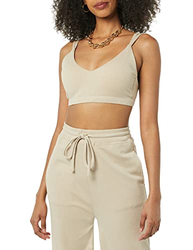 TEREA Yara Bralette für Damen, mit Schnürung hinten, Hummus, Größe 4XL Große Größen von TEREA