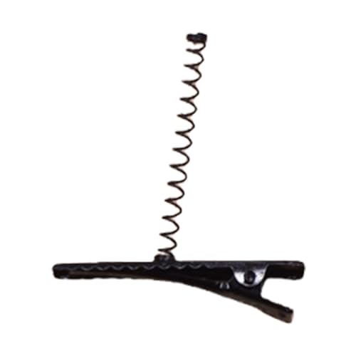 1 Stück / 10 Stück einfarbige Haarspangen für die Braut, Rohlinge, Kopfschmuck mit Feder-Foto-Requisiten, schwarz, einfarbige Haarspange von TERNCOEW