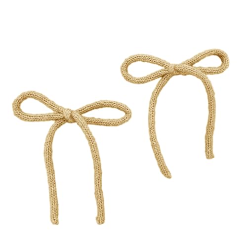 Haarspange Schleife Einfache Balletcore Festliche Schleife Flache Clips Balletcore Haarnadel Schleife Elegante Haarspange für Bündel von TERNCOEW