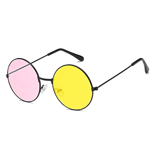 Halloween-Cosplay-Sonnenbrille für Mädchen, Vintage-Stil, runder Rahmen, Brille für Teenager, Hiphop, Trend, Party, für Erwachsene, Teenager, Sonnenbrille, Teenager, UV-Schutz, kleiner Rahmen, von TERNCOEW