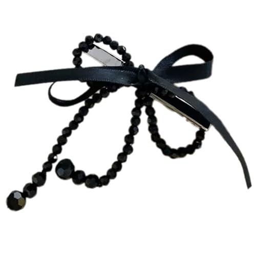 Künstliche Perlen Haarspange ästhetische Haarschleifen Blume Entenschnabel Clip Seitennadel rutschfeste Haarspangen Frauen Haarformwerkzeug von TERNCOEW