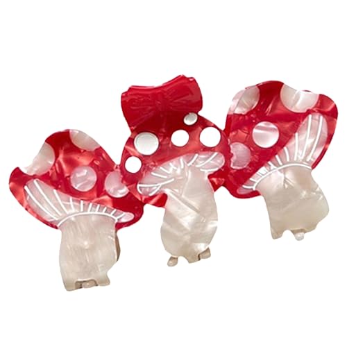 Modische schwarze Pilzschleifen Haarspange zarte Acetat-Haarnadeln für den täglichen Gebrauch und besondere Anlässe von TERNCOEW