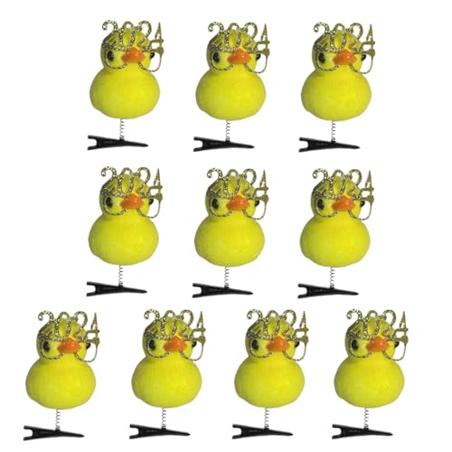 Niedliche Cartoon-Enten-Haarnadel, Verzierung, einzigartige Cartoon-Entenform, Haarspange, Kopfschmuck, Accessoire für Mädchen, modische Haarnadel von TERNCOEW