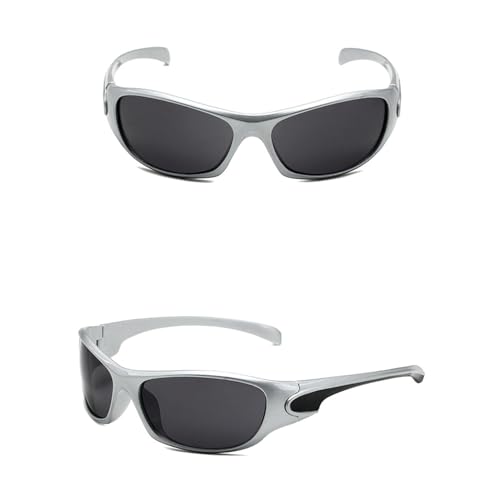 Subkultur-Sonnenbrille für Mädchen, Teenager, Subkultur, Karneval, Party, Fotografieren, Werkzeuge, Outdoor, Karneval, Camping, Dekoration, futuristische Sonnenbrille, futuristisch, übergroß, a von TERNCOEW