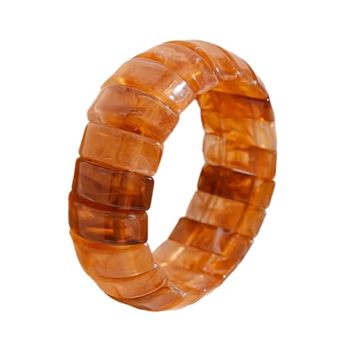 TERNCOEW Geometrische Kreise aus Acryl, stilvolles Mode-Armband, bequemes Design, lässiger bis formeller Outfit-Enhancer, minimalistischer geometrischer Schmuck für Damen, Einheitsgröße, Wie von TERNCOEW