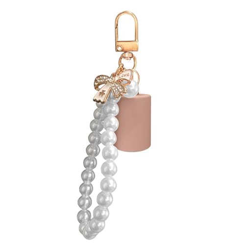 Travel Lip Balm Cover Keychain Attachment Fashion Clip Portable Carry For Beauty Gloss Holder Balm Holder Keyring von TERNCOEW