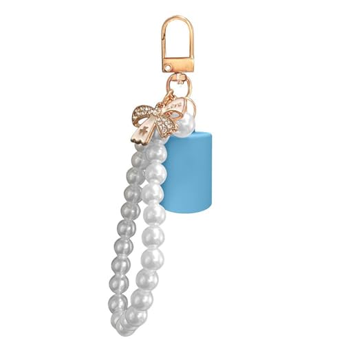 Travel Lip Balm Cover Keychain Attachment Fashion Clip Portable Carry For Beauty Gloss Holder Balm Holder Keyring von TERNCOEW