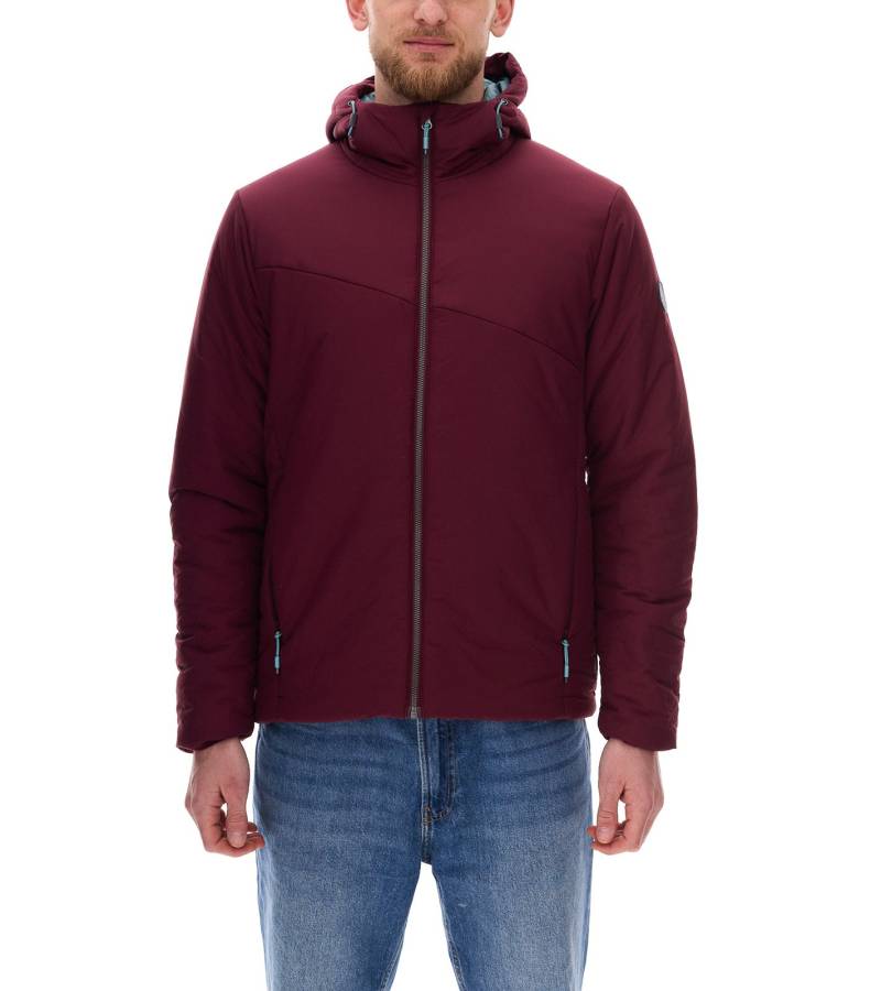 TERNUA Mannun Herren Isolations-Jacke nachhaltige Winter-Jacke mit Microshell und Thermashell 1643643-3483 Bordeaux-Rot von TERNUA