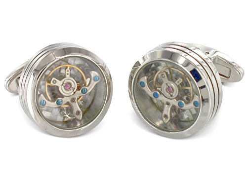 TEROON Prestige Manschettenknöpfe Uhrwerk Tourbillon von TEROON