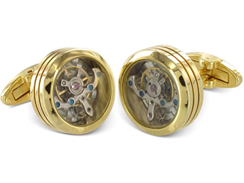 TEROON Prestige Manschettenknöpfe Uhrwerk Tourbillon von TEROON