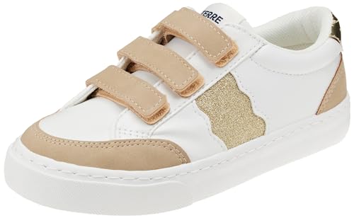 TERRE DE MARINS Damen Selyn Sneaker, Weiß/Beige, 32 EU von TERRE DE MARINS